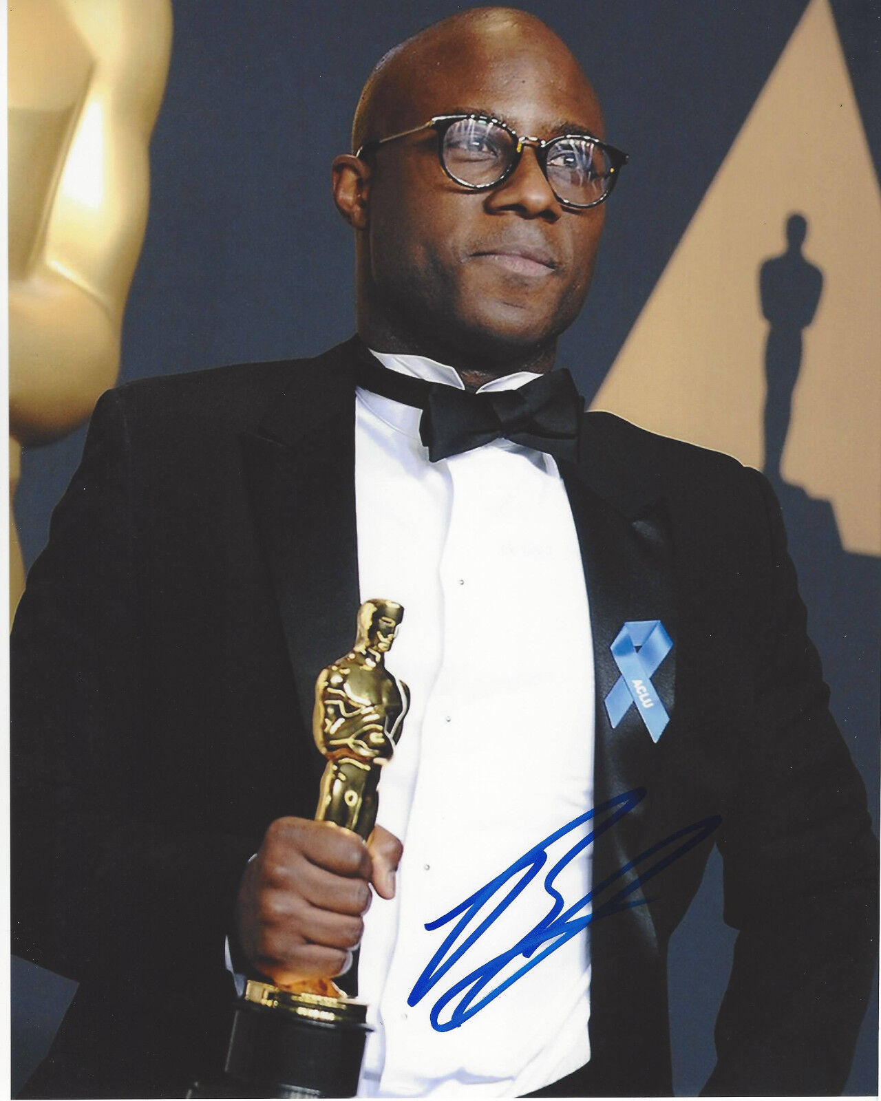 DIRECTOR BARRY JENKINS SIGNED AUTHENTIC 'MOONLIGHT' 8x10 Photo Poster painting B w/COA OSCAR