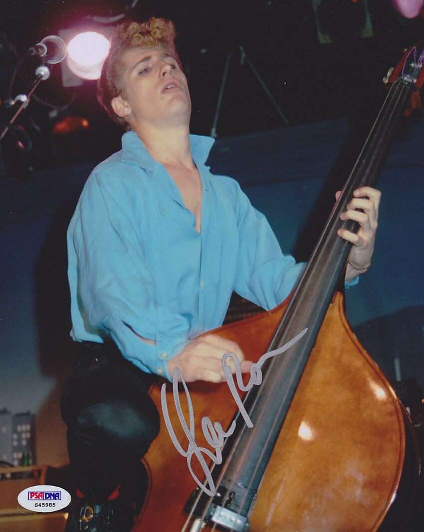 Lee Rocker SIGNED 8x10 Photo Poster painting Rockabilly Double Bass PSA/DNA AUTOGRAPHED