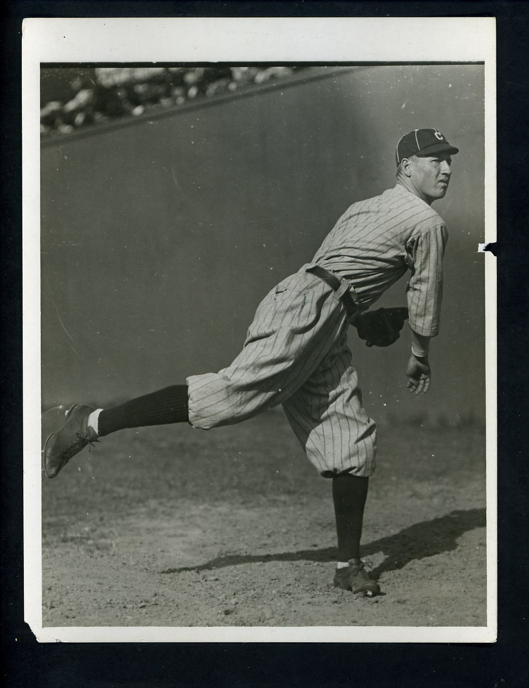 Jim Bagby 1920 Charles Conlon Press Original Photo Poster painting Cleveland Indians