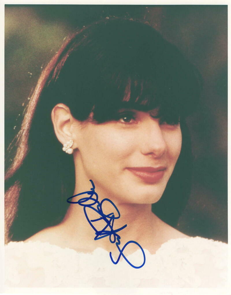 SANDRA BULLOCK SIGNED AUTOGRAPH 8X10 Photo Poster painting - SPEED, RARE FULL SIGNATURE W/ JSA