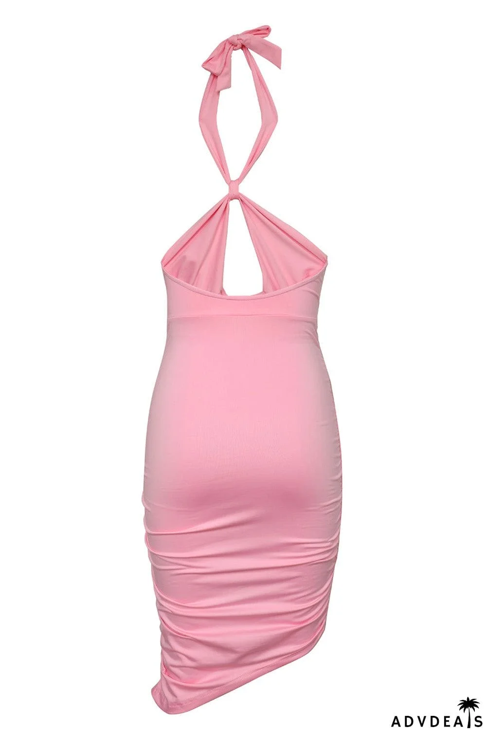 Halter Knee-length Party Dress