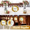8Pcs DIY Diamond Painting Church Handheld Fans, Christian Bible Verse Scripture Hand Fans with Plastic Handles, Religious Inspirational Church Welcome Gifts for Visitors, Women Men, Bridal Shower Guest Favors