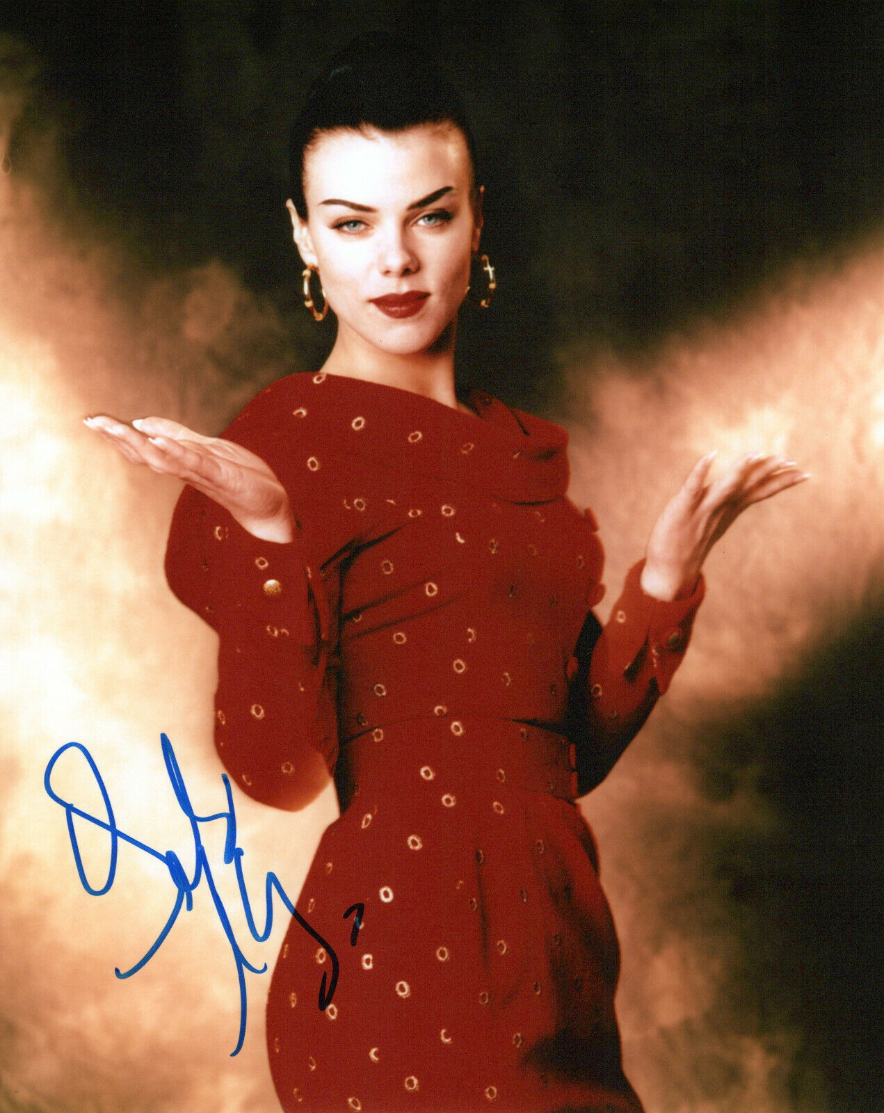 Debi Mazar glamour shot autographed Photo Poster painting signed 8x10 #3