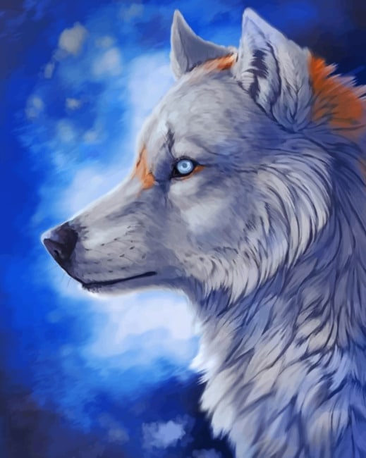 

Grey Wolf – Paint By Numbers - 40*50CM, 501 Original