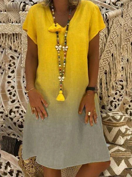 Short Sleeve Casual Dresses
