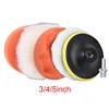 3/4/5 Inch Buffing Waxing Clean Polish Wool Buffer Drill Wheel Polisher Reusable