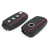 Silicone Car Key Case 3 Buttons Car Remote Key Fob for VW Sagitar Polo Bora Golf