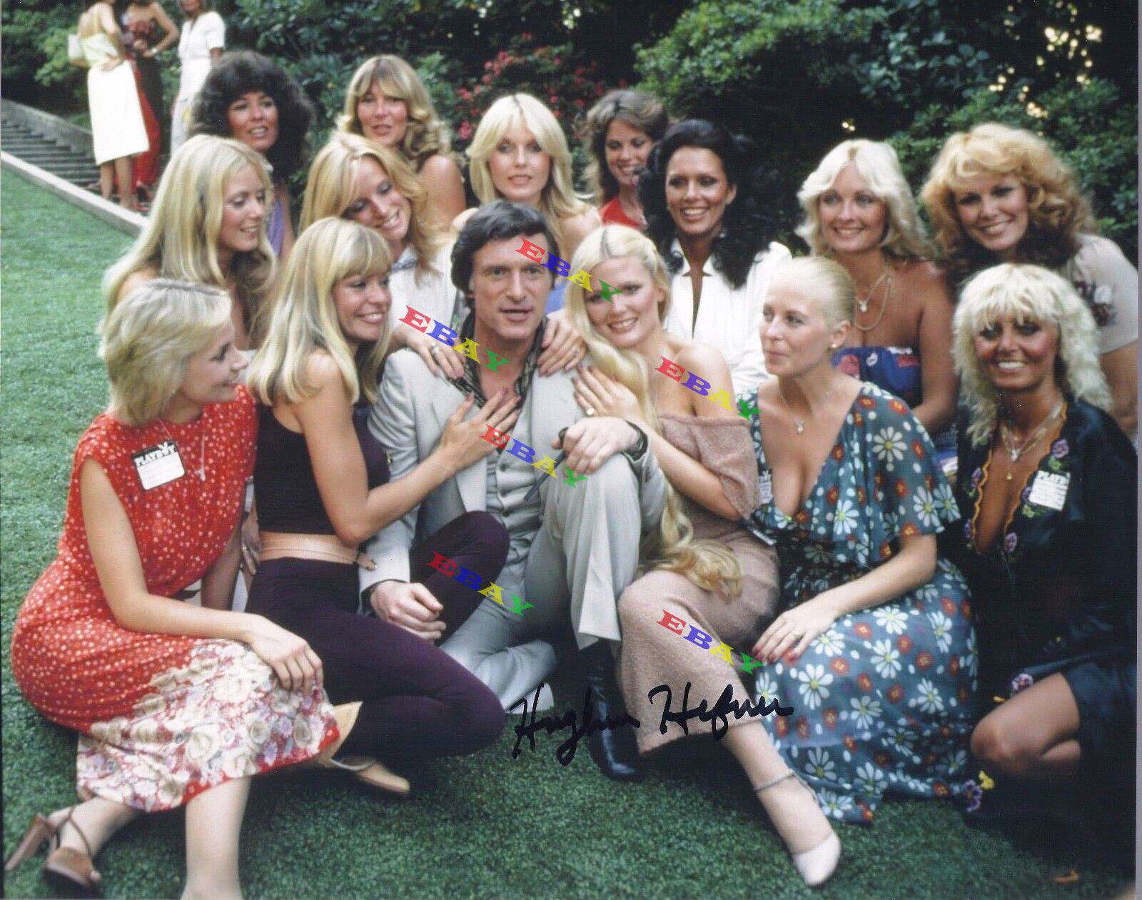 HUGH-HEFNER Autographed Signed 8x10 Photo Poster painting REPRINT