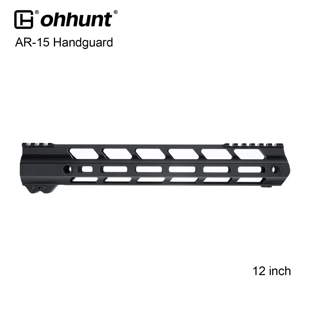 ohhunt® Gen2 AR-15 Lightweight Free Float M-LOK Handguard 7" 10" 12" 15"