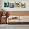 (US Only)4Pcs Chicken - Diamond Painting - Partial Special Shaped Drill (Canvas|30*30cm)