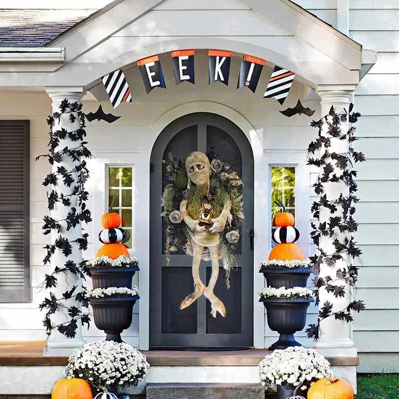 🎃LIMITED TIME OFFER💀MUMMY HALLOWEEN WREATH