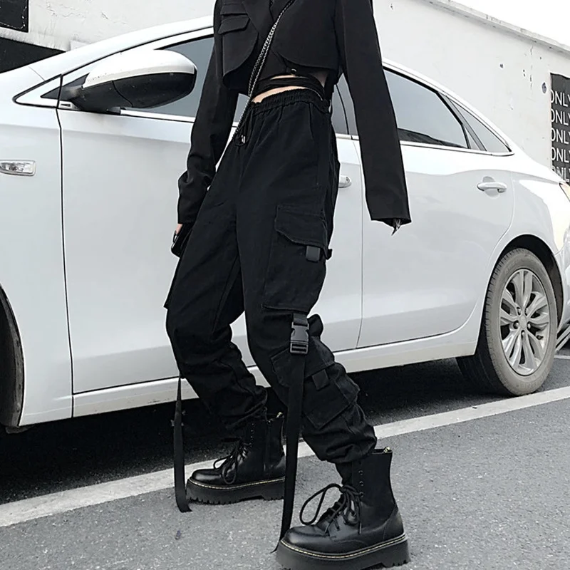 Women's leggings overalls thin and handsome casual pants trendy Techwear Shop