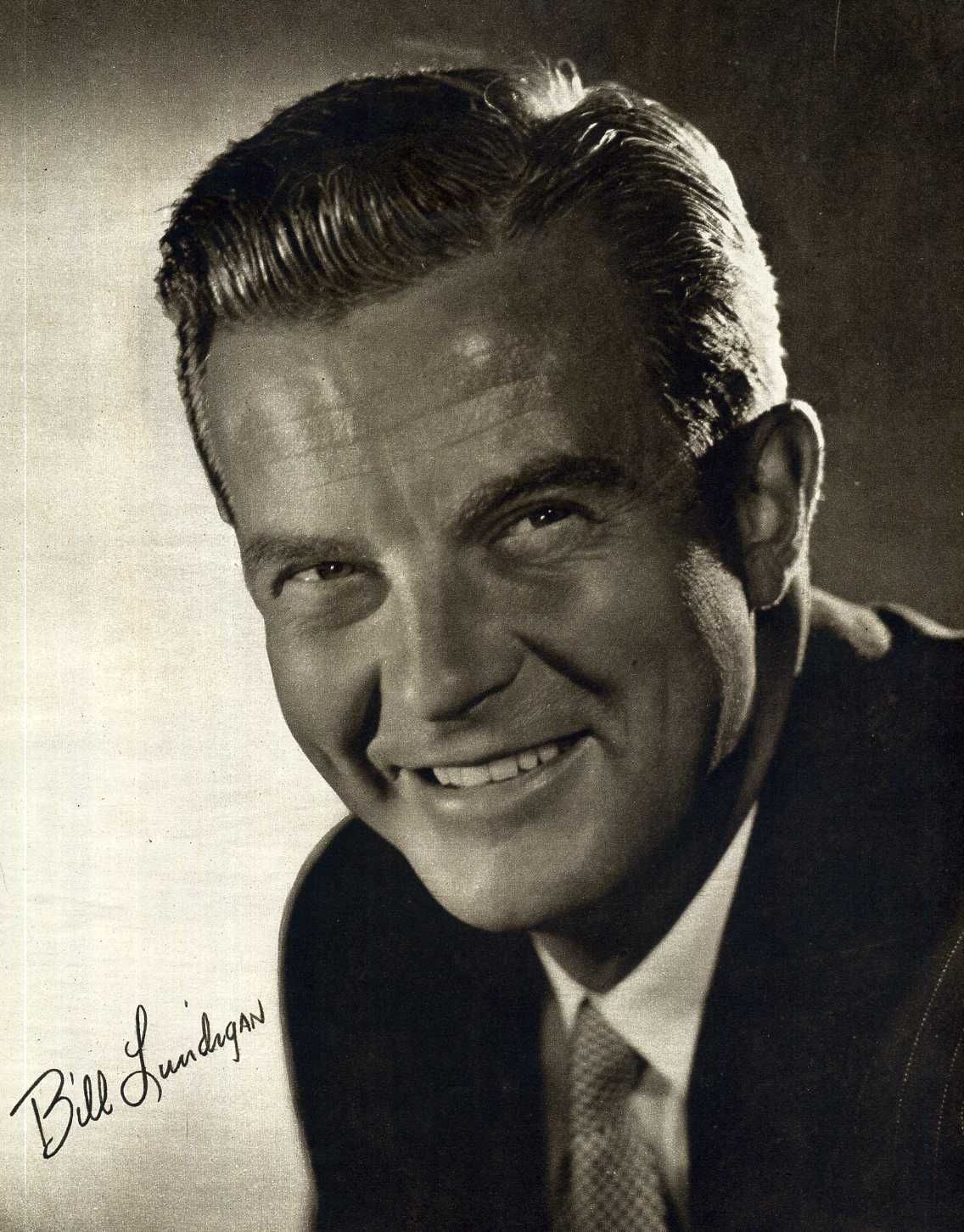 BILL LUNDIGAN Signed Photo Poster paintinggraph - Film Star Actor - preprint