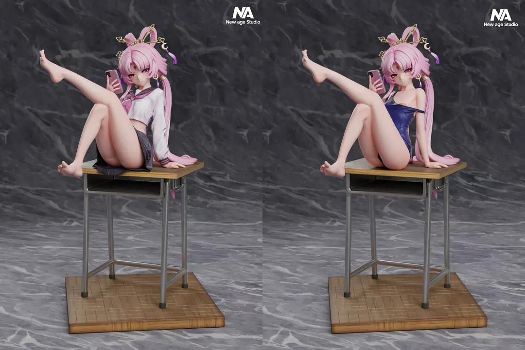 School Uniform Ver. Fu Xuan - Honkai: Star Rail Resin Statue - New