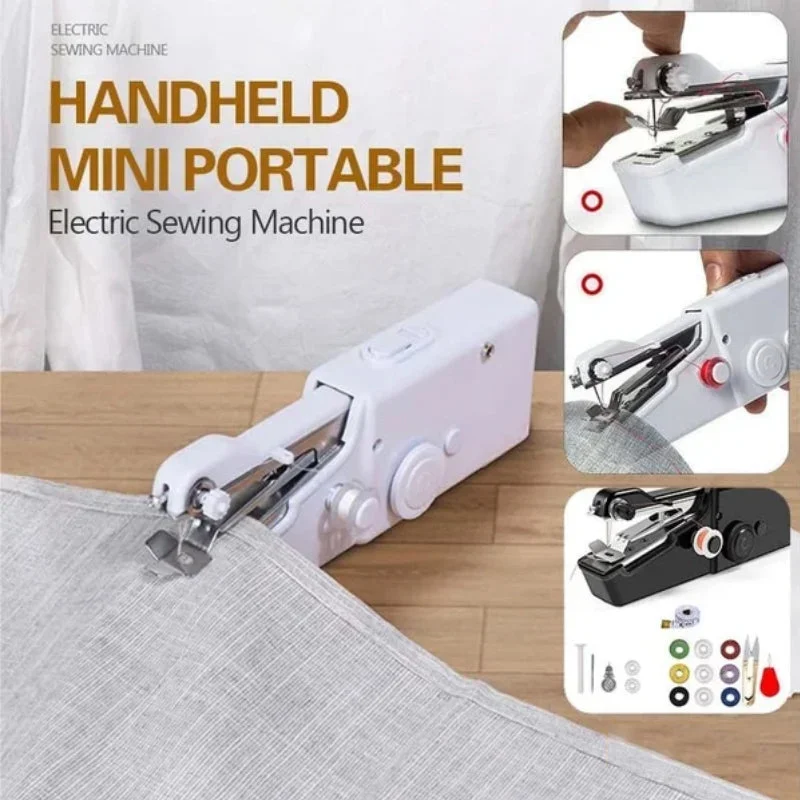 1pc Handheld Sewing Machine Mini Sewing Machines Portable Sewing