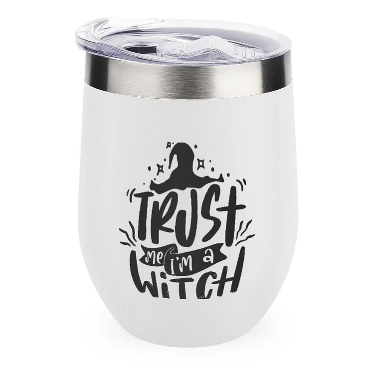 Trust Me Im A Witch Stainless Steel Insulated Cup Traval Mugs - Heather Prints Shirts
