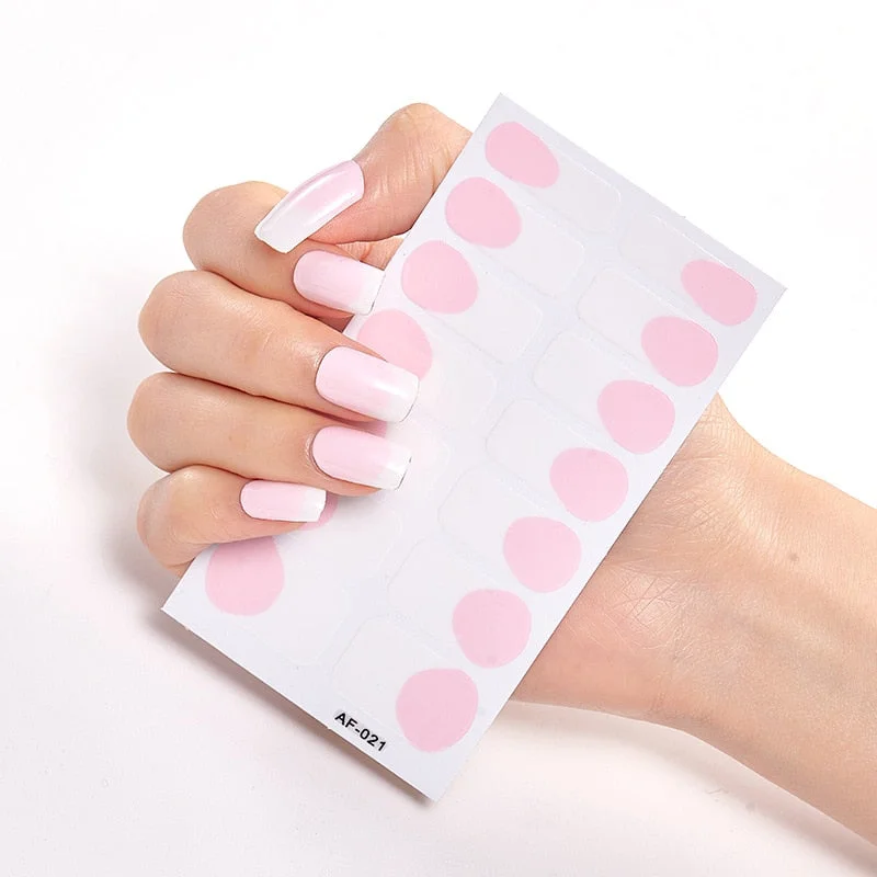 Self Adhesive Nail Sticker Nails Sticker Designer Nail Accesoires Manicure Decoracion Nail Tips Nails Art Decoration Nail Polish