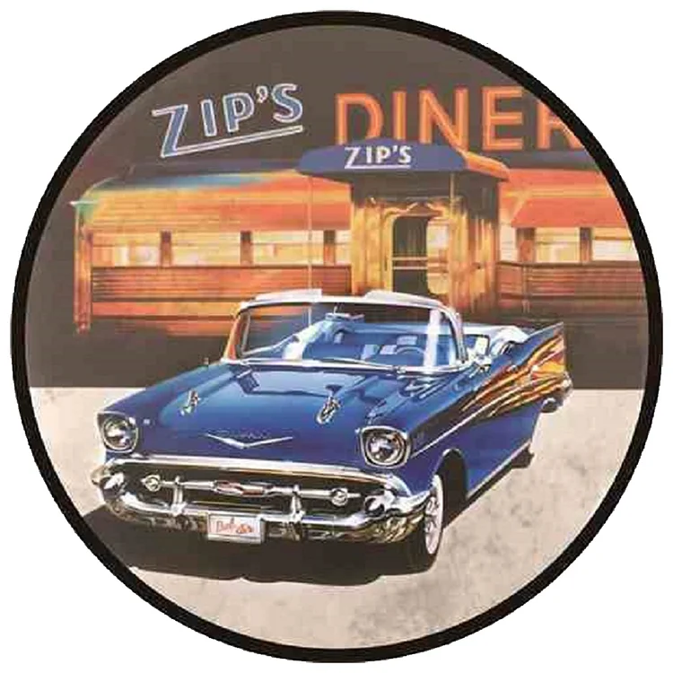 U.S. - Tin Signs/Wooden Signs - 12*12inches (Round)