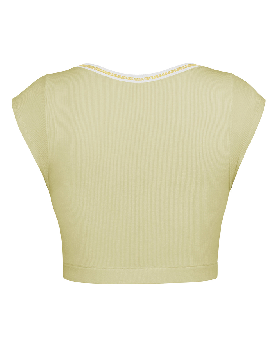 Girl Summer Slim Ultra Short Sexy Babes Top Knitted Thread Spring Autumn Bottom T-Shirt