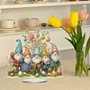 Diamond Painting Acrylic Easter Gnomes Diamond Painting Desktop Ornaments