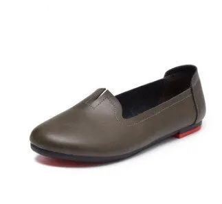 AIYUQI Women shoes spring 2021 new large size women shoes genuine leather casual sweet women flat shoes