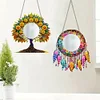 (US Local) DIY Tree Of Life Dream Catcher Hanging Mirror Diamond Art Kits for Wall