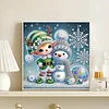 Diamond Painting-DIY Crystal Rhinestone Snowman