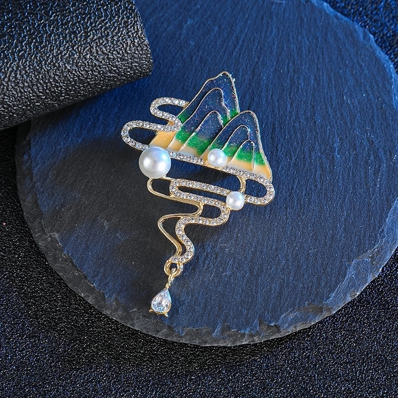 Elegant Minimalist Pin Rose Flower Alloy Plating Women’s Brooches