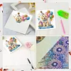 6Pcs anniversaire chien-bricolage carte de voeux