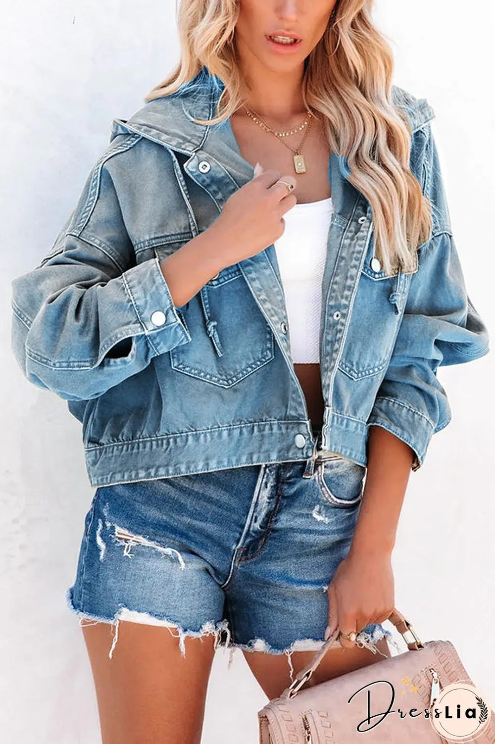 Short But Sweet Crop Hooded Jacket