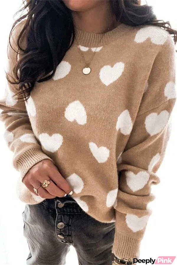 Heart To Heart Shift Cozy Sweater