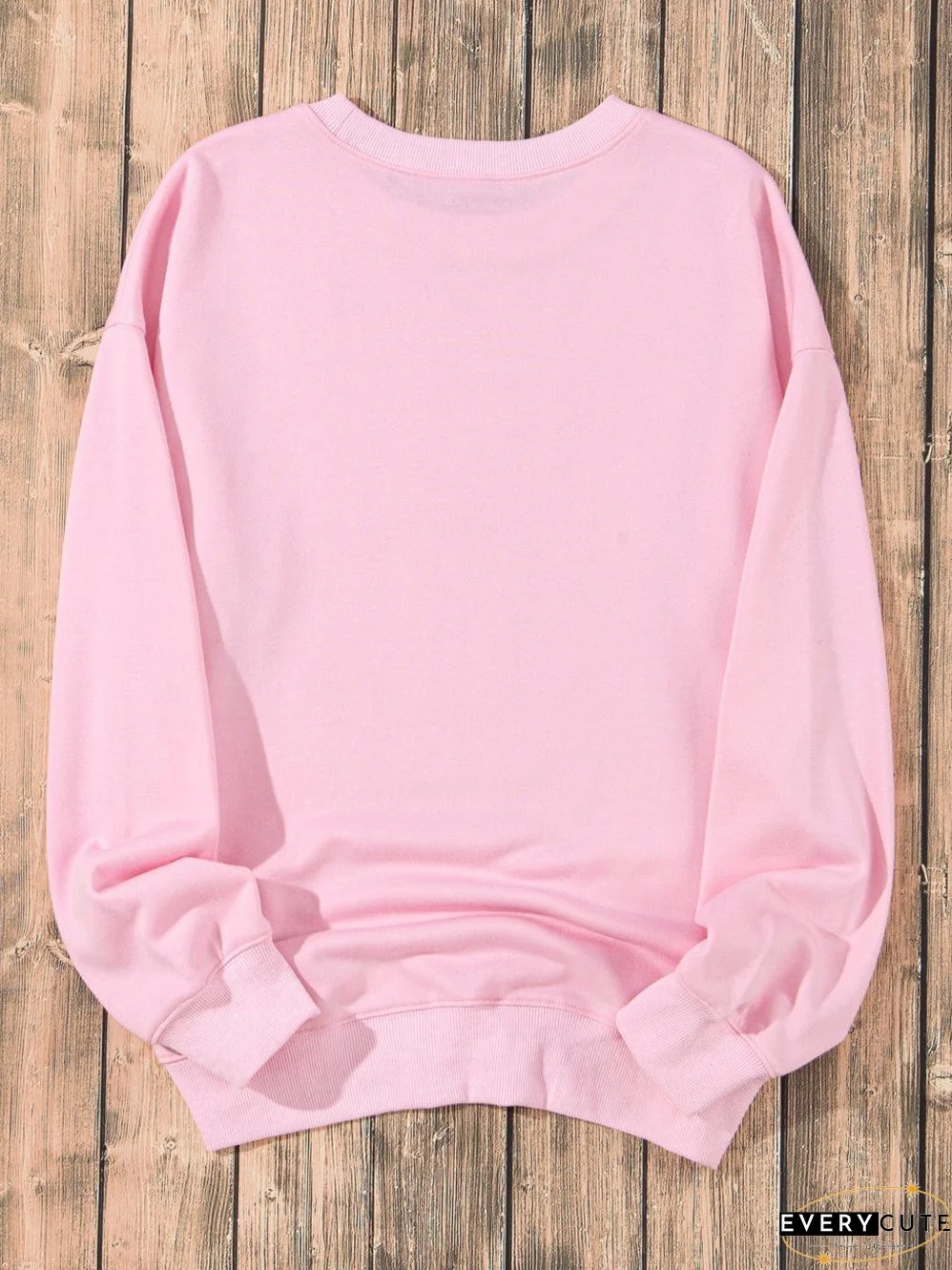 Women's Oversized Pink Pullover