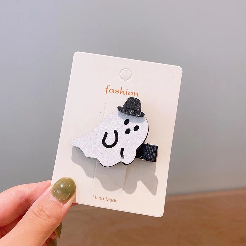 Halloween Cool Style Girl’S Pumpkin Cat Ghost Felt Hair Clip