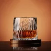 Tumbler Whiskey Glass Water Cup With Base, Rotating Cup, Rotating Decompression Cup, Brandy Cup, Creative Foreign Wine Cup