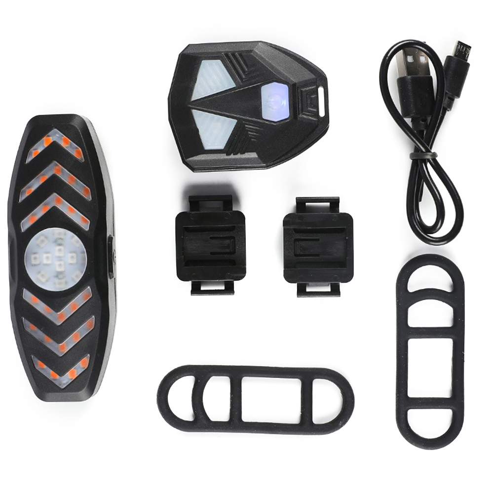 

Waterproof MTB Road Bike Remote Turn Signal LED Tail Lights with Horn Bell, 501 Original