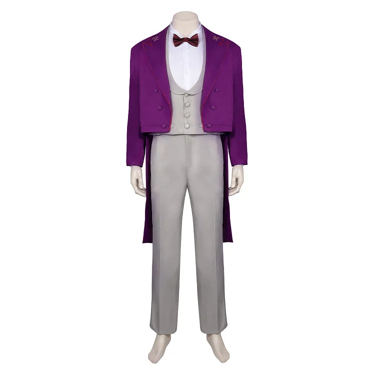 The Grand Budapest Hotel Gustave Tuxedo Outfits Cosplay Costume Halloween Carnival Suit