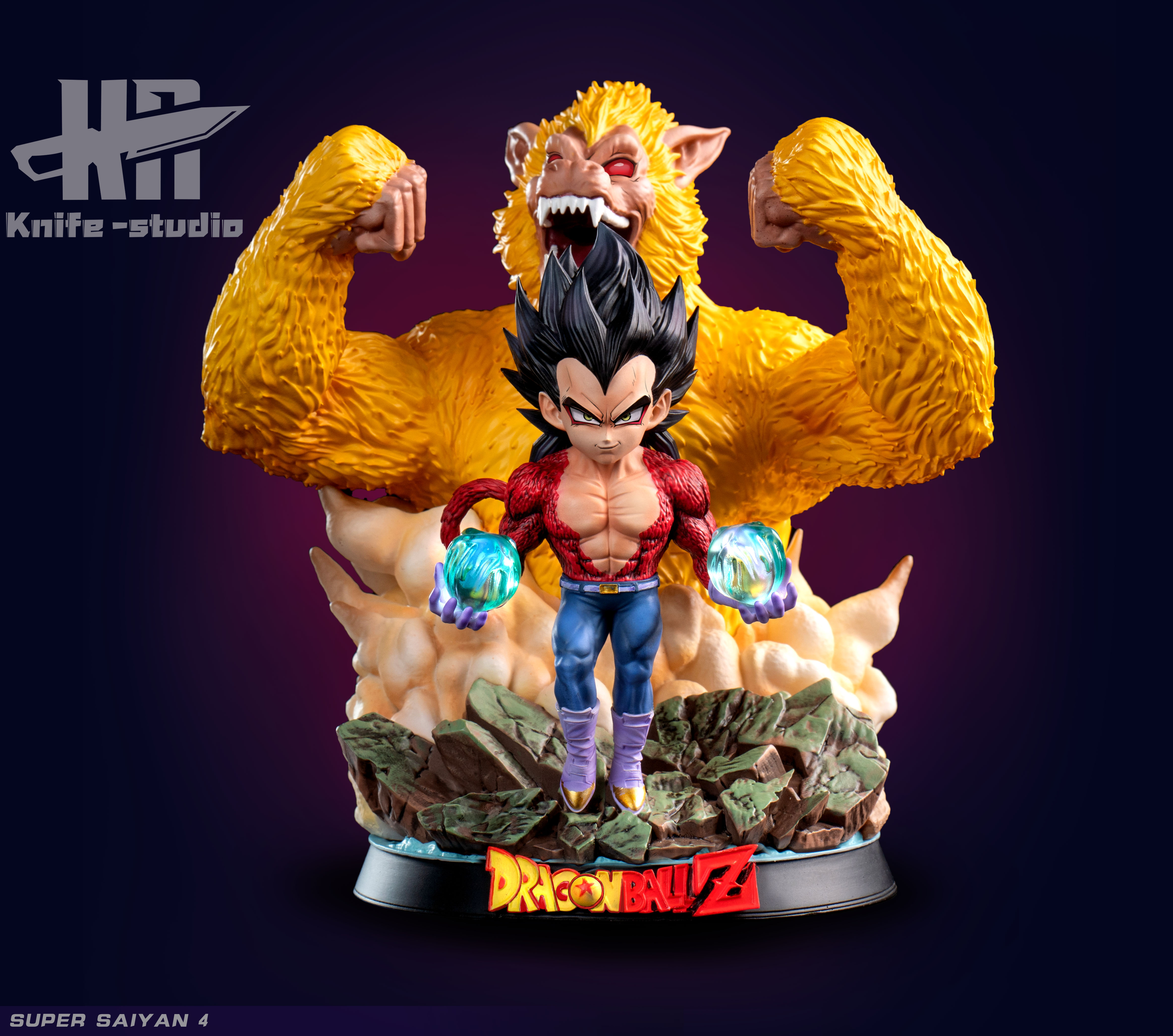 Knife Studio Dragon Ball Super Saiyan 4 Goku Statue(GK)