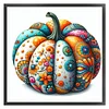 Flower Pumpkin-11CT Stamped Cross Stitch 45*45cm/17.72*17.72in