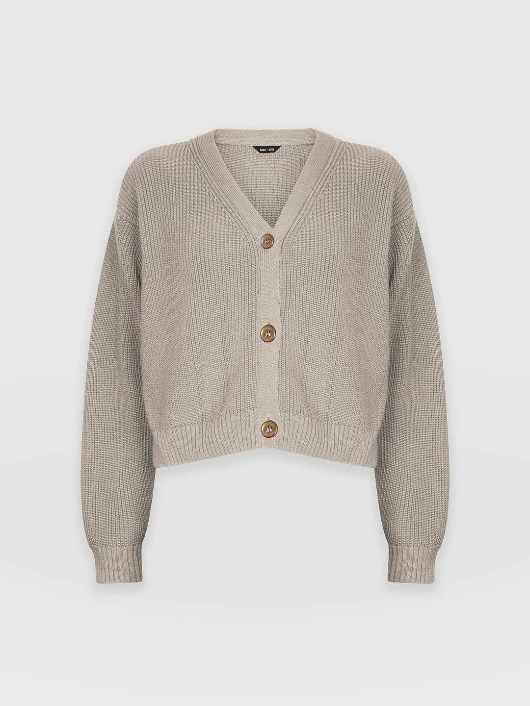 Soho Crop Cardigan - Beige