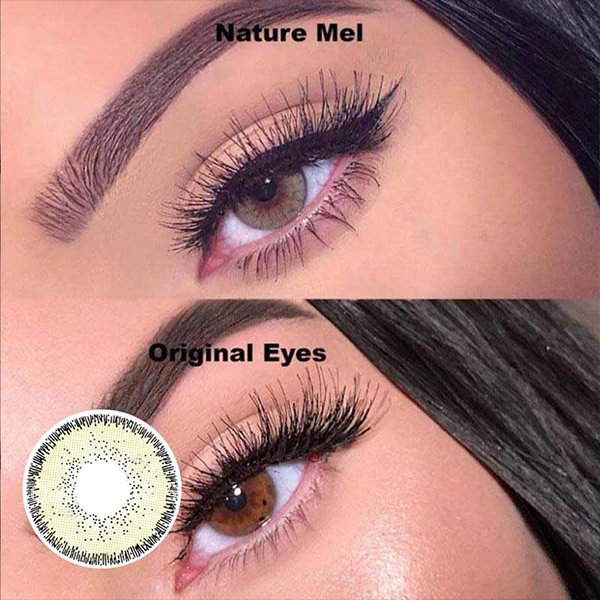 Natural Mel Colored Contact Lenses Yearly