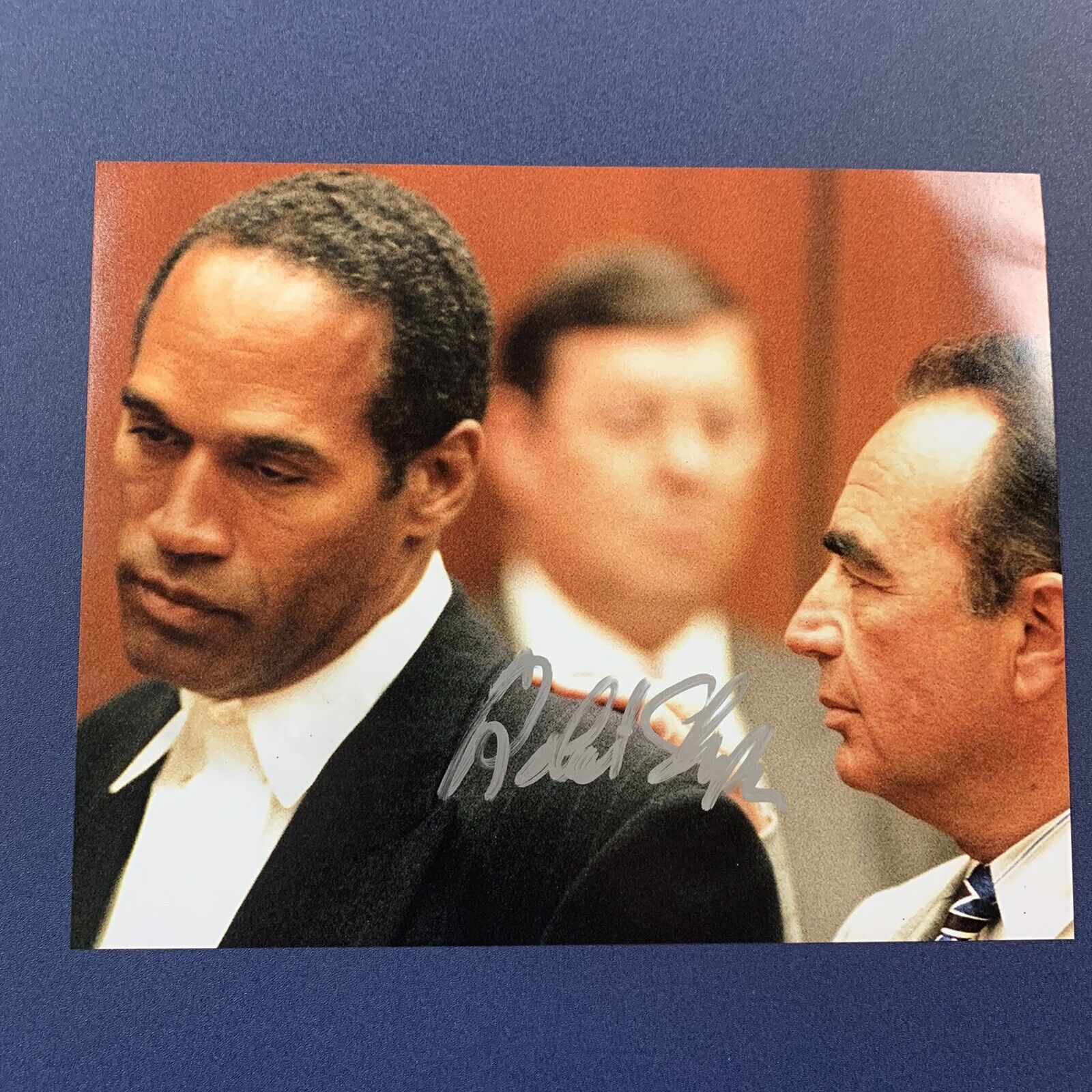 ROBERT SHAPIRO HAND SIGNED 8x10 Photo Poster painting AUTOGRAPHED LAWYER OJ SIMPSON TRIAL COA