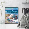 Beach Shells - 11CT Stamped Cross Stitch - 40*50cm