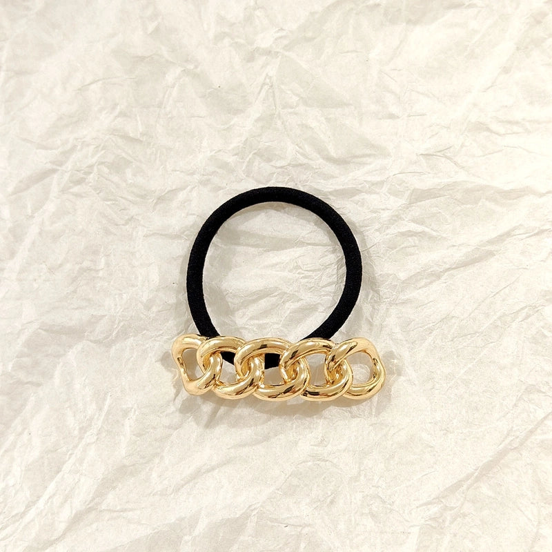 Streetwear Women’s Geometric Alloy Plating Hair Tie
