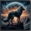 Wolf-14CT Stamped Cross Stitch 40*40cm tapestrymarket