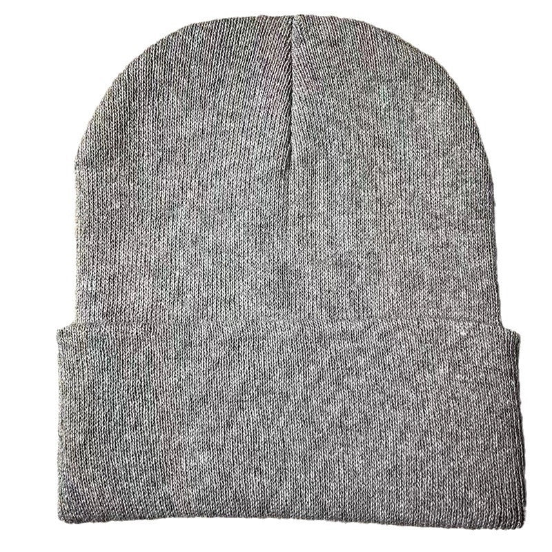 Unisex Minimalist Solid Color Eaveless Wool Cap