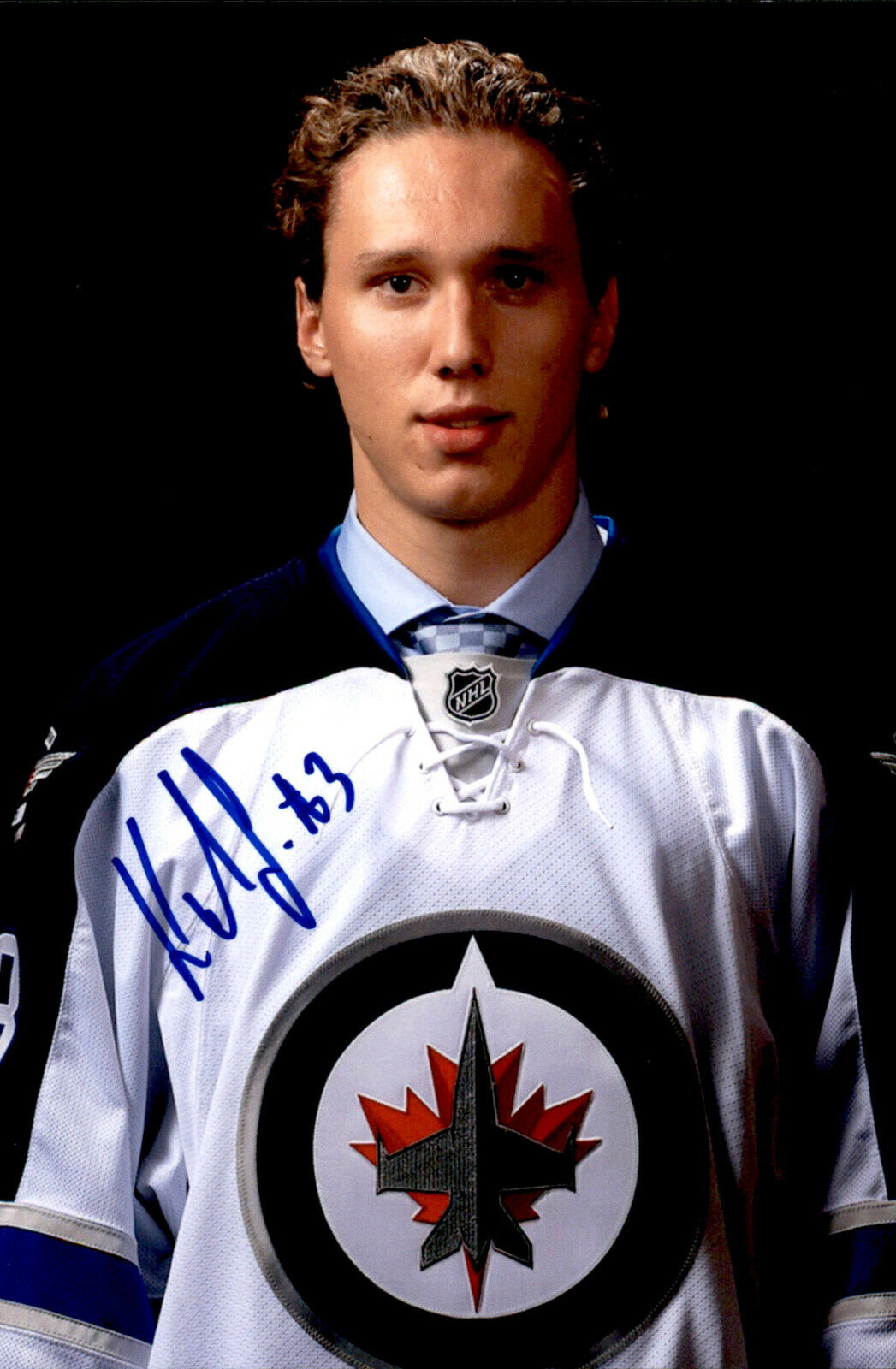 Jan Kostalek SIGNED autographed 4x6 Photo Poster painting WINNIPEG JETS #5