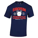 2025 PSG Paris SG UCL Champions 2025 European Champions Graphic T-Shirt 1:1 Thai Quality
