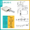 Precision micro-adjustment XY axis displacement platform, stainless steel LBX/LBY-40/50/60/70/80/100 manual slide