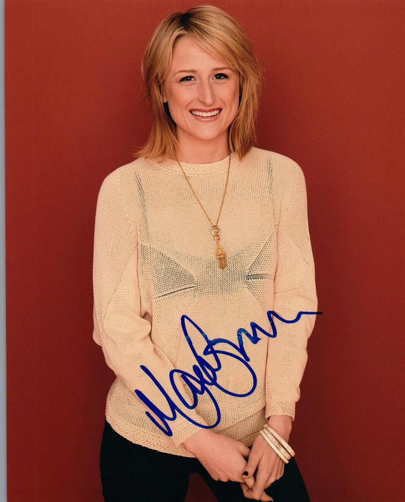 Mamie Gummer Signed Autographed 8x10 Photo Poster painting The Good Wife COA VD