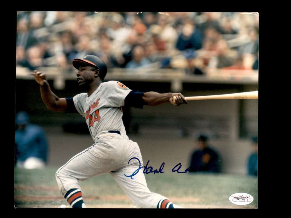 Hank Aaron JSA Coa Signed 8x10 Photo Poster painting Autograph